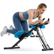 MERACH Abdominal Trainers Adjustable Ab Machine Full Body Workout for Home Gym Foldable Knee Protection Abdominal Exercise Machine for Home Core Ab Exercise System Trainer