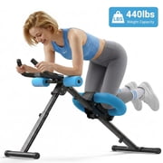 MERACH Abdominal Trainers Adjustable Ab Machine Full Body Workout for Home Gym Foldable Knee Protection Abdominal Exercise Machine for Home Core Ab Exercise System Trainer