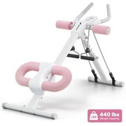 MERACH Adjustable Ab Trainer Machine with LCD Monitor, Foldable Ab Exercise Machine for abs, Arm, Leg, Buttocks Shaper, Core & Ab Trainer at Home Gym,  Workout Equipment, OutdoorFun