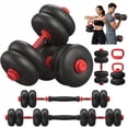 thumbnail image 1 of MERACH Adjustable Soft Dumbbell Set, Kettlebells and Barbell Weight Set for Home Gym, 45lbs, 1 of 13
