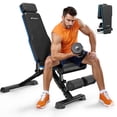 thumbnail image 1 of MERACH 990LBS Adjustable Weight Bench with Extended Headrest and Leg Extension, Foldable Workout Bench for Home Gym, 1 of 9