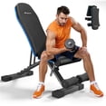thumbnail image 1 of MERACH 990LBS Adjustable Weight Bench with Leg Extension, Foldable Workout Bench for Home Gym, 1 of 8