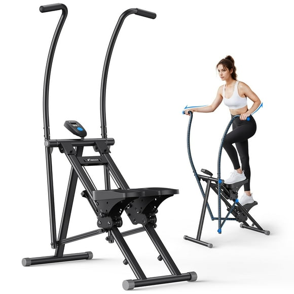 MERACH Cardio Climber Stepper Elliptical Exercise Machine, 3 in 1 Fitness Machines, Full Body Workout Cross Trainer with Adjustable Incline & 95% Pre-Assembled