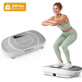 MERACH Compact Vibration Plate Exercise Machine, Mini Whole Body Vibrating Muscle Toner with Remote Control