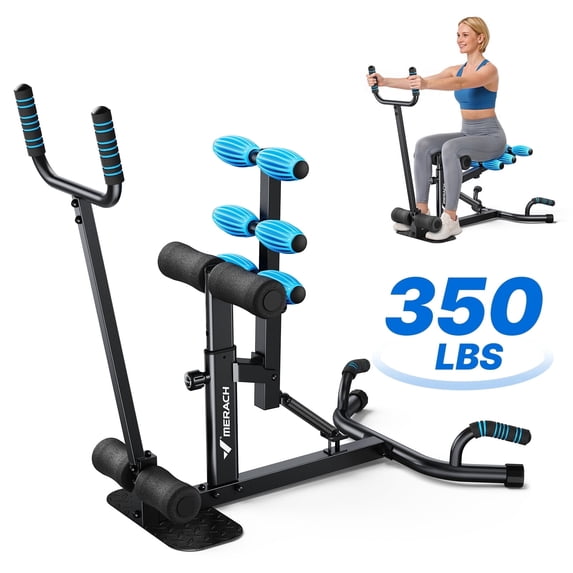 MERACH Deep Squat Machine with Handle, Adjustable Squat Assist Trainer for Home Gym, Hold up to 350lbs