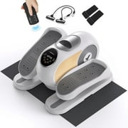 MERACH Under Desk Elliptical Machine, Electric Ellipse Leg Exerciser for Seniors, 12 Adjustable Speeds, Quiet Portable Fitness Equipment Gift for Family & Office with PVC Anti-slip Mat