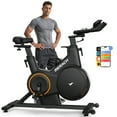thumbnail image 1 of MERACH Magnetic Exercise Bike, Smart Stationary Bike for Indoor Cycling with Bluetooth, ±6° Incline, Quiet Belt Drive, 350lbs Capacity for Home Workout & Cardio Training, 1 of 9