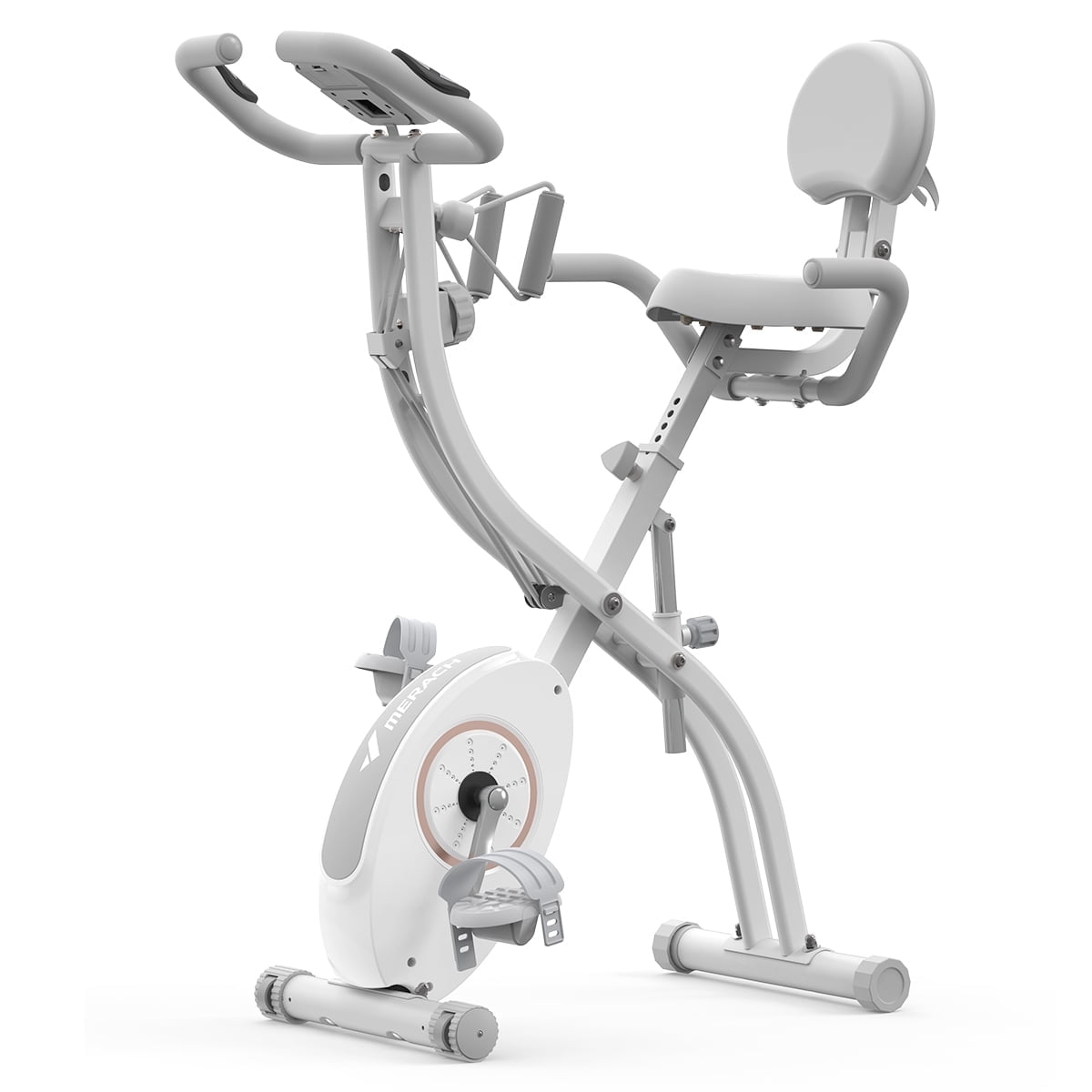 Free Shipping! MERACH 4-in-1 Exercise Bike Quiet Folding