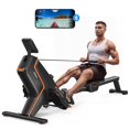 thumbnail image 1 of MERACH Indoor Magnetic Resistance Rowing Machine, Foldable, 350lbs Capacity, 16 Levels, Bluetooth Compatible Quiet Workout Cardio & Full-Body Training, 1 of 10