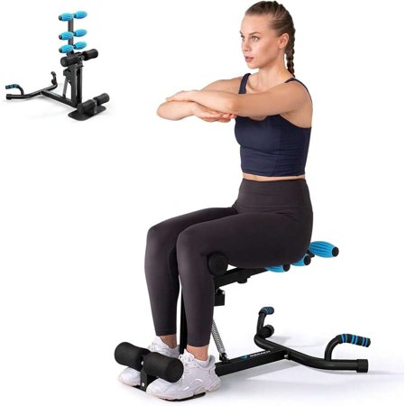 MERACH MERACH Deep Squat Machine, Adjustable Glutes Trainer Machine, Core Leg Push Up Workout Machine For Home Gym
