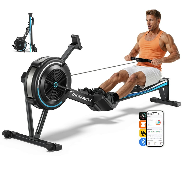 Air Rowing Best Home Magnetic Rowing Machine MERACH Pro Air