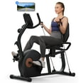 MERACH Recumbent Exercise Bike for Home with Smart Bluetooth and ...