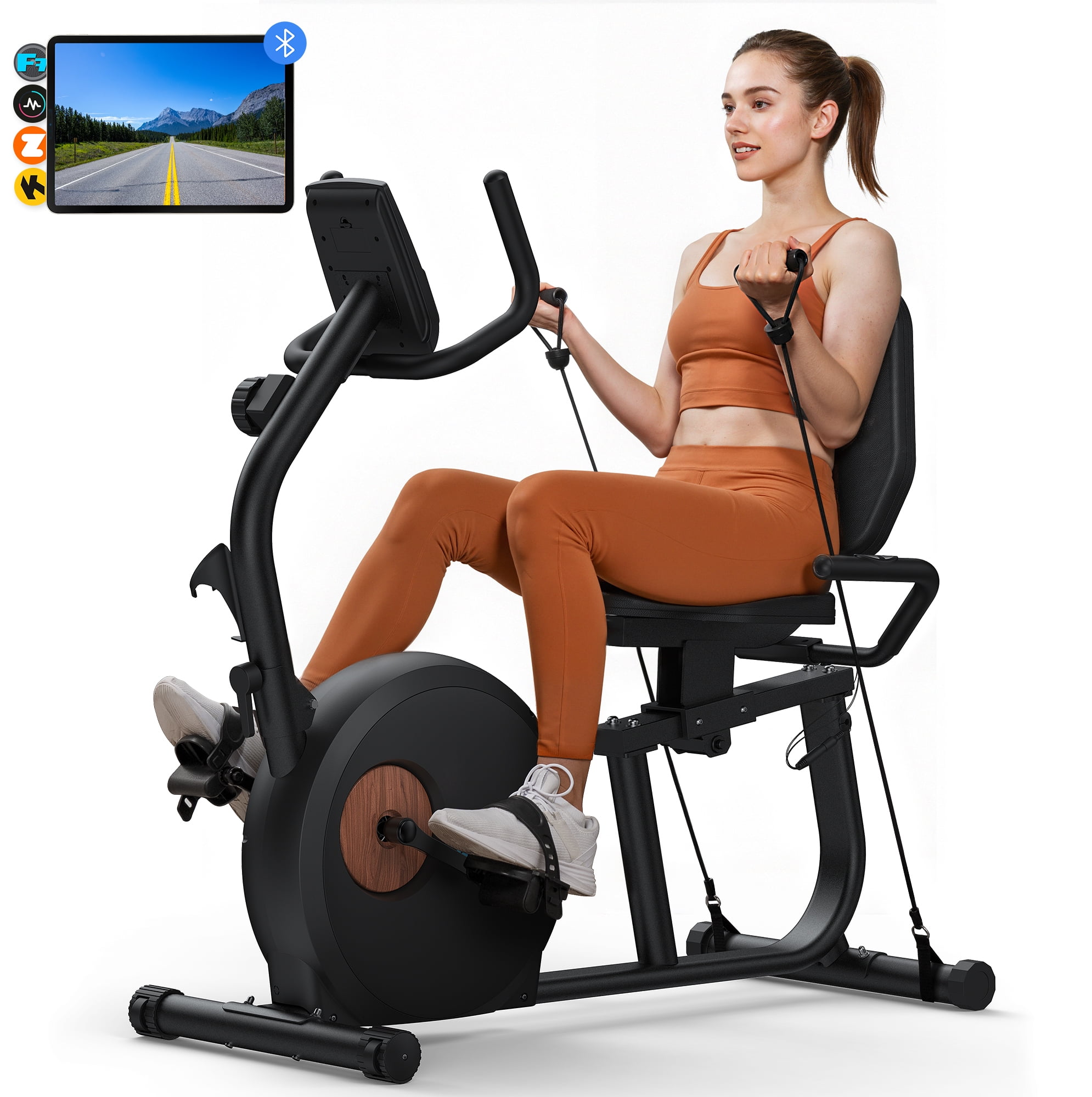 Recumbent Bike Rpm Rates Chart MERACH Exercise Bike, Recumbent Indoor Cycling Bicycle for Home with ...