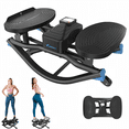 thumbnail image 1 of MERACH Rocking Steppers with Resistance Bands & LCD Monitor, Low-Impact Stair Stepper 330LBS Loading Capacity, Exercise Equipment for Full Body Workout at Home, 1 of 11