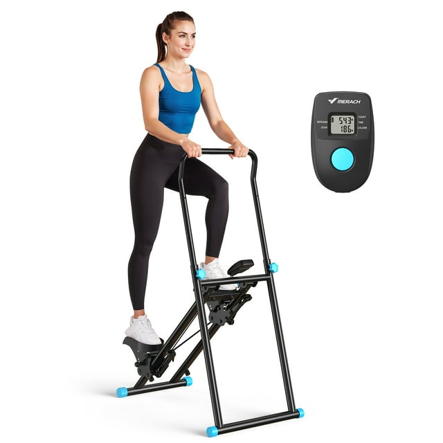 Full Stepper MERACH Stair Stepper for Home Compact Foldable Vertical Climber - Full ...
