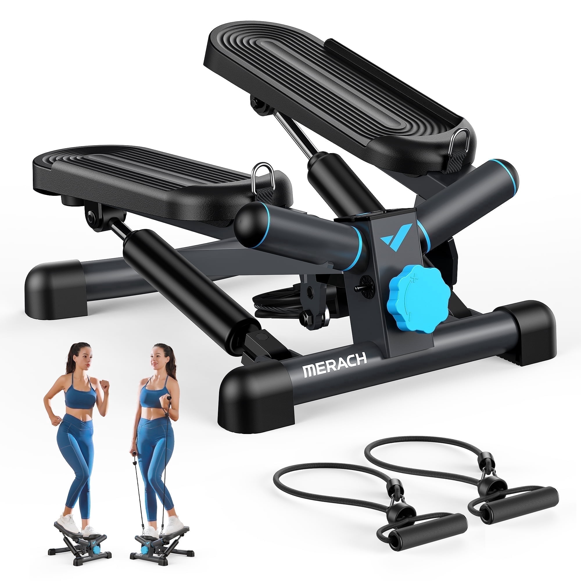 MERACH Steppers for Exercise at Home, 330lbs Capacity Portable Mini Stair Stepper for Home & Office Use, Foot Pedal Exerciser, Compact Fitness Equipment