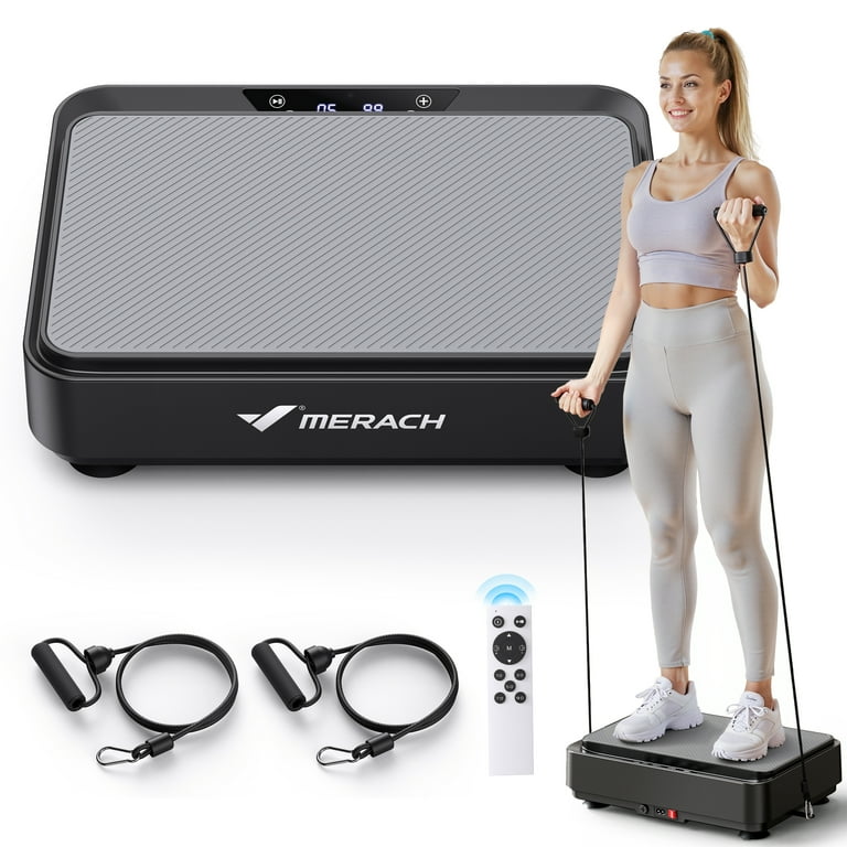 MERACH Vibration Plate Exercise Machine, Mini Whole Body Shaker for Weight  Management, Lymphatic Drainage