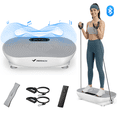 thumbnail image 1 of MERACH 350lbs Bluetooth Vibration Plate Exercise Machine, Resistance Bands Vibrating Plate for Exercise with LED Touch Screen, 99 Speed Levels, Home Gym Exercise Equipment, 1 of 11