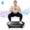 thumbnail image 1 of MERACH Vibration Plate Exercise Machine Resistance Bands Vibrating Plate with LED Touch Screen Bluetooth Remote Control 150 Watts for Fullbody Workout, 1 of 10