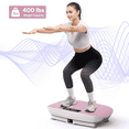 thumbnail image 1 of MERACH Vibrating Plate Muscle Toner Exercise Machine 400lbs Capacity, Home Workout Equipment Vibration Plate with Resistance Bands, 1 of 8