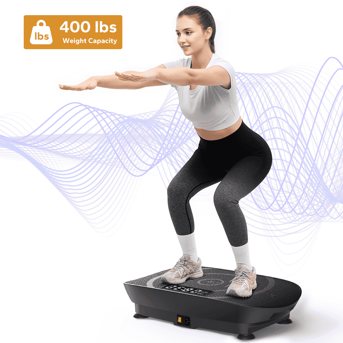 MERACH Vibration Plate Exercise Machine, Whole Body Shake Plate Exercise Machine with Remote Control