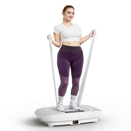 MERACH Vibrating Plate Muscle Toner, Whole Body Exercise Machine with Remote Control