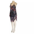 thumbnail image 1 of MERAKI Women's Beautiful Poncho Handkerchief V-Neck High-Low  Relaxed Fit Tunic Blouse Top M, 1 of 6