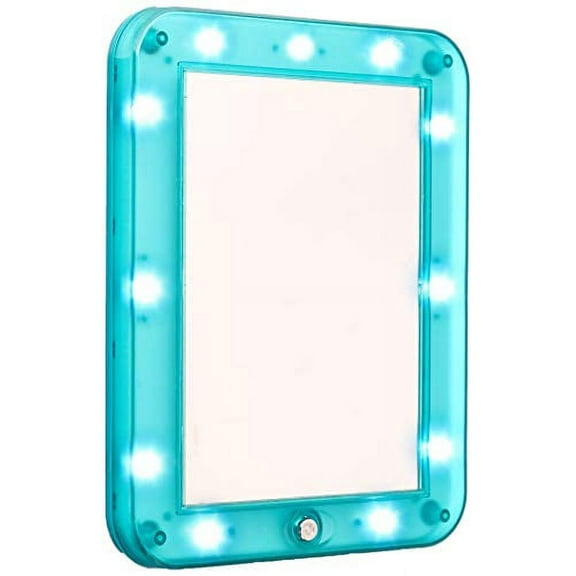 Merangue Locker Worx Magnetic LED Light-up Mirror for Lockers; Color Varies