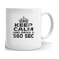 thumbnail image 1 of MERCEDES-BENZ 560 SEC Keep Calm and Drive Coffee Tea Ceramic Mug, 1 of 3