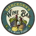 thumbnail image 1 of MERCEDES'S Wine Bar 14" Round Metal Sign Wall Decor 100140043472, 1 of 1