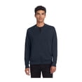 thumbnail image 1 of MERCER+METTLE Unisex Double-Knit Bomber | Lightweight Zip Up Jacket for Men & Women, Casual Bomber Jacket for Work - Night Navy 2XL, 1 of 4