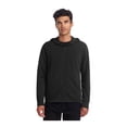 thumbnail image 1 of MERCER+METTLE Unisex Double-Knit Full-Zip Hoodie | Zip Up Sweatshirt for Men & Women, Casual Hooded Jacket for Work - Deep Black M, 1 of 7
