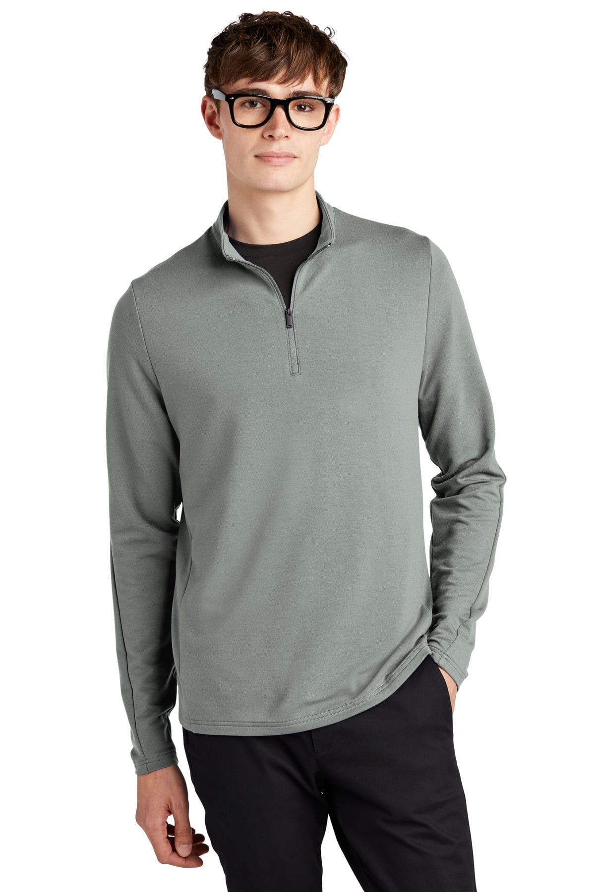MERCER+METTLE French Terry Stretch 1/4-Zip Pullover MM3010 with