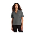 thumbnail image 1 of MERCER+METTLE Women's Stretch Jersey Polo | Short Sleeve Work Polo for Women, Moisture Wicking Jersey Shirt - Anchor Grey M, 1 of 4