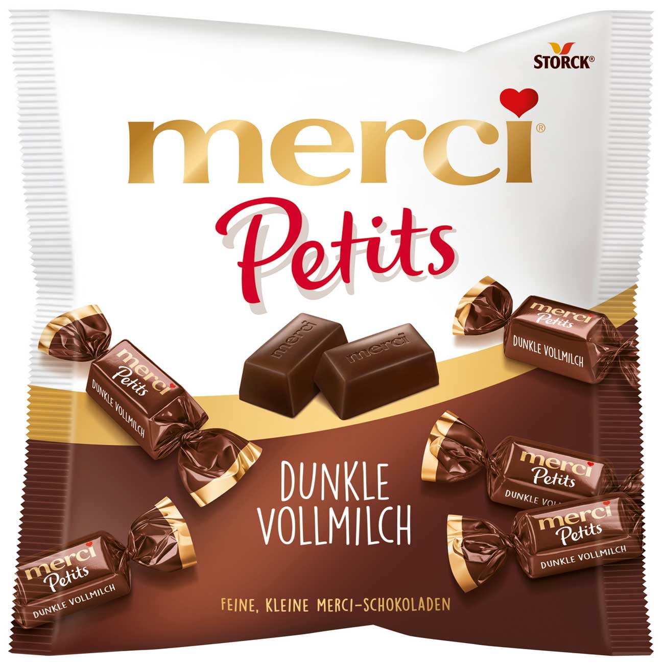 MERCI Petits chocolates DARK mix 125g/4.41 oz