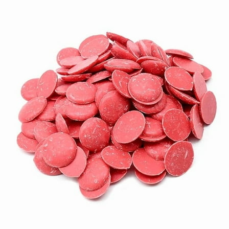 MERCKENS Coating Wafers, Red Melting Chocolate, 1 Pound