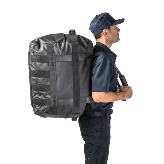 MERET M8112L-TB TURNOUT™ PRO X Black Duffel Bag-Black