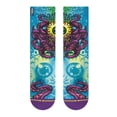 thumbnail image 1 of MERGE4 Cycloptopus Large Crew Socks for Men and Women Purple Blue Jimbo Phillips Sea Monster Awesome Compression, 1 of 6