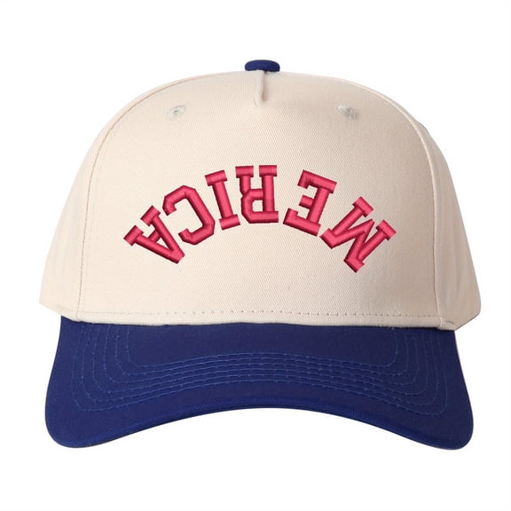 'MERICA Embroidered Patchwork Trucker Cap | Adjustable Unisex Snapback, American Pride Essential