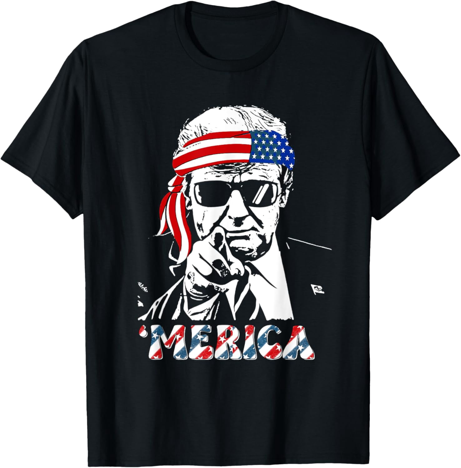 Women's Patriotic Tie Dye 'Merica' Tank Top - 4th Of July Graphic Tee, Summer Casual Sleeveless Shirt, Blue, Size Small - View #8