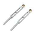 thumbnail image 1 of MERIGLARE 1:12 RC Car Rear Axle Pull Rod Set of 2 Directly Replace Parts for MN82 LC79 SIlver, 1 of 8