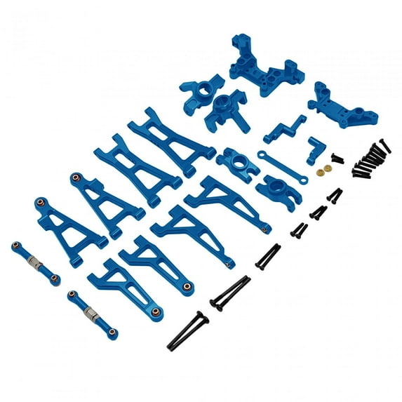 MERIGLARE 1:16 Scale RC Car Spare Parts 1/16 RC Trucks Replaces RC Steering Cups Accessory Sturdy for H16 16207 16208 Spare Parts DIY Blue