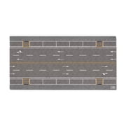 MERIGLARE 1/64 Car Parking Lot City Road Mat Garage Diorama Pad Roadway Collection Weathered Miniature Display Scene Road Display Scene Style A