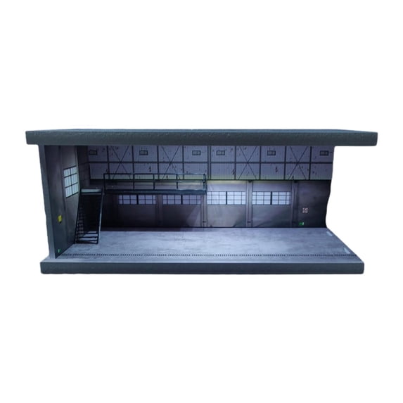 MERIGLARE 1/64 Vehicle Diorama Display Case with Light, Organizer for Car Models and Accessories , FC03