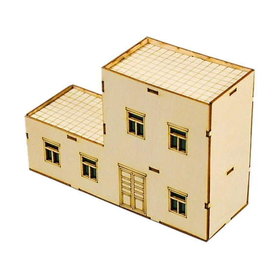 MERIGLARE 1/72 3D Miniature House Model for Teens Adults Landscape Layout Unique Gifts Style E