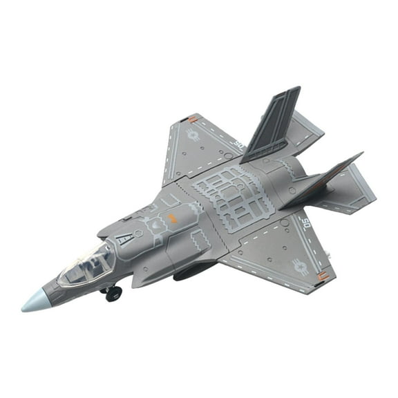 MERIGLARE 1/72 Fighter Model Kit Aircraft Ornament DIY Adults Gifts Plane Building Blocks Airplane Toy for TV Cabinet Shelf Living Room F35