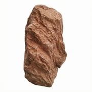 MERIGLARE 1 Count Fiberglass Garden Rock Artificial Stone Irregular Shaped Faux Boulder for Outdoor Patio Pathway Decoration