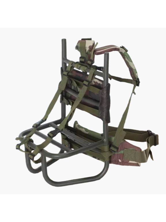 1 Hiking Pack Frame External Aluminum Frame Backpack Support for Heavy Loads Ergonomic Carry System for Climbers and Trail Enthusiasts
