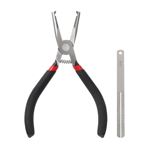MERIGLARE 1 Piece Fret Removal Pliers End Cutting Pliers Guitar Fret Puller Tool Flat Jaw Carbon Steel Wear Resistant Accurate Control Suitable for Luthiers Hom with 0.01Steel Plate