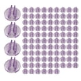 thumbnail image 1 of MERIGLARE 100Pcs Game Card Stands Board Game Props Cards Clip, Portable DIY Game Card Stands Paper Board Clip for Display Business Card Violet, 1 of 6